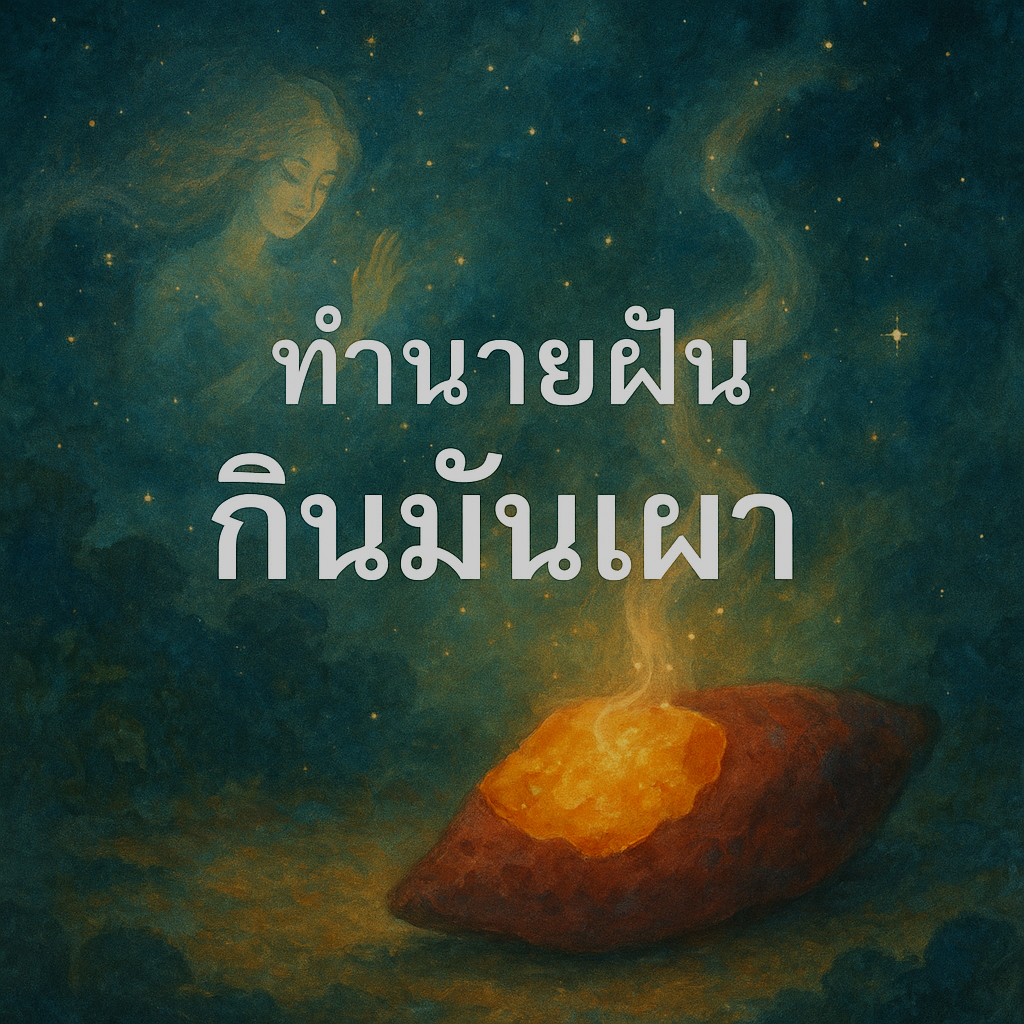 ทำนายฝัน กินมันเผา