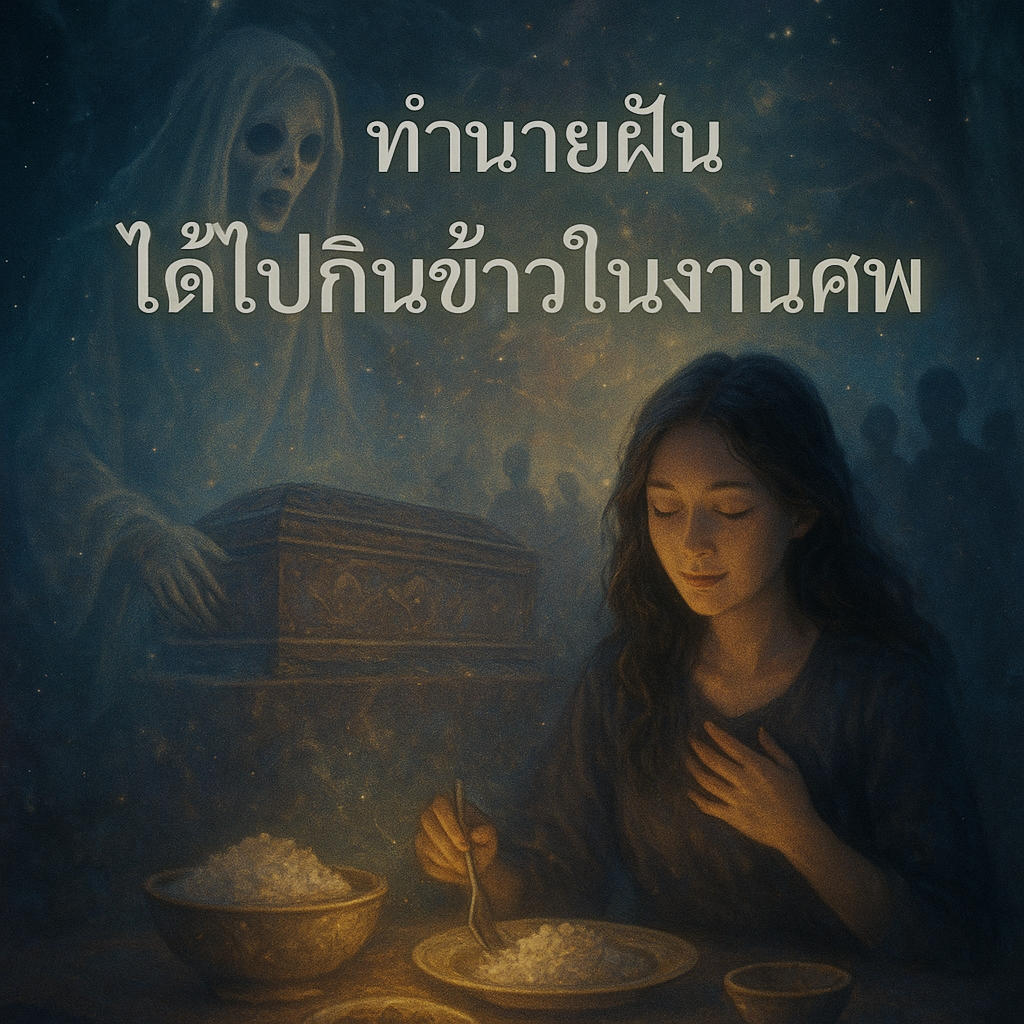 ทำนายฝัน ได้ไปกินข้าวในงานศพ