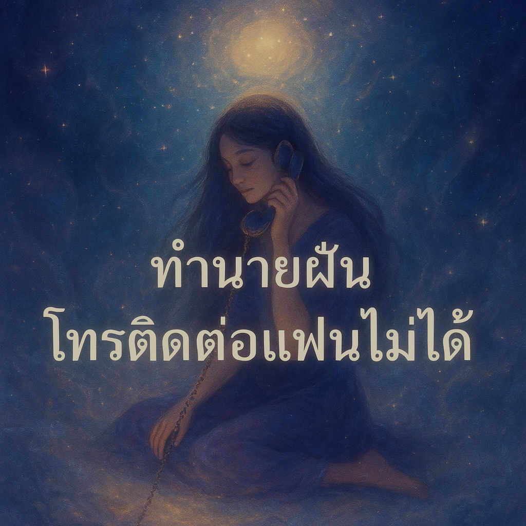 ทำนายฝัน โทรติดต่อแฟนไม่ได้
