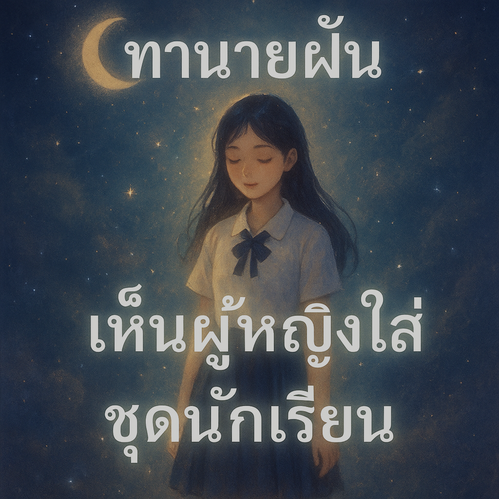 ทำนายฝัน เห็นผู้หญิงใส่ชุดนักเรียน