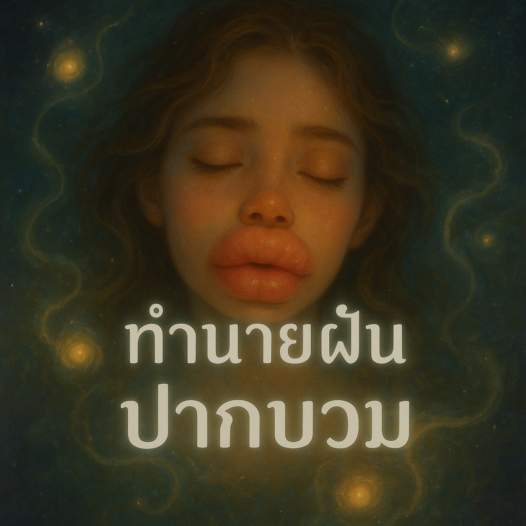 ทำนายฝัน ปากบวม
