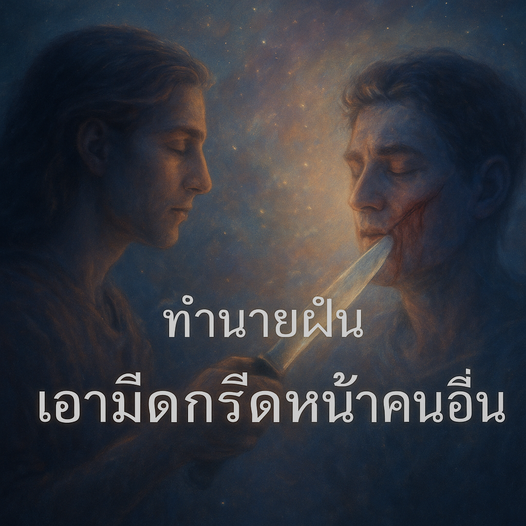เอามีดกรีดหน้าคนอื่น