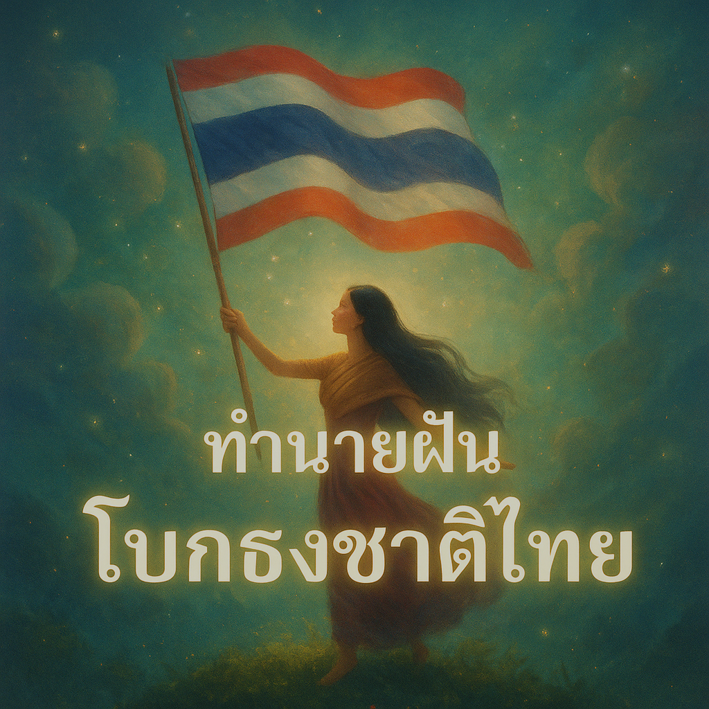 โบกธงชาติไทย