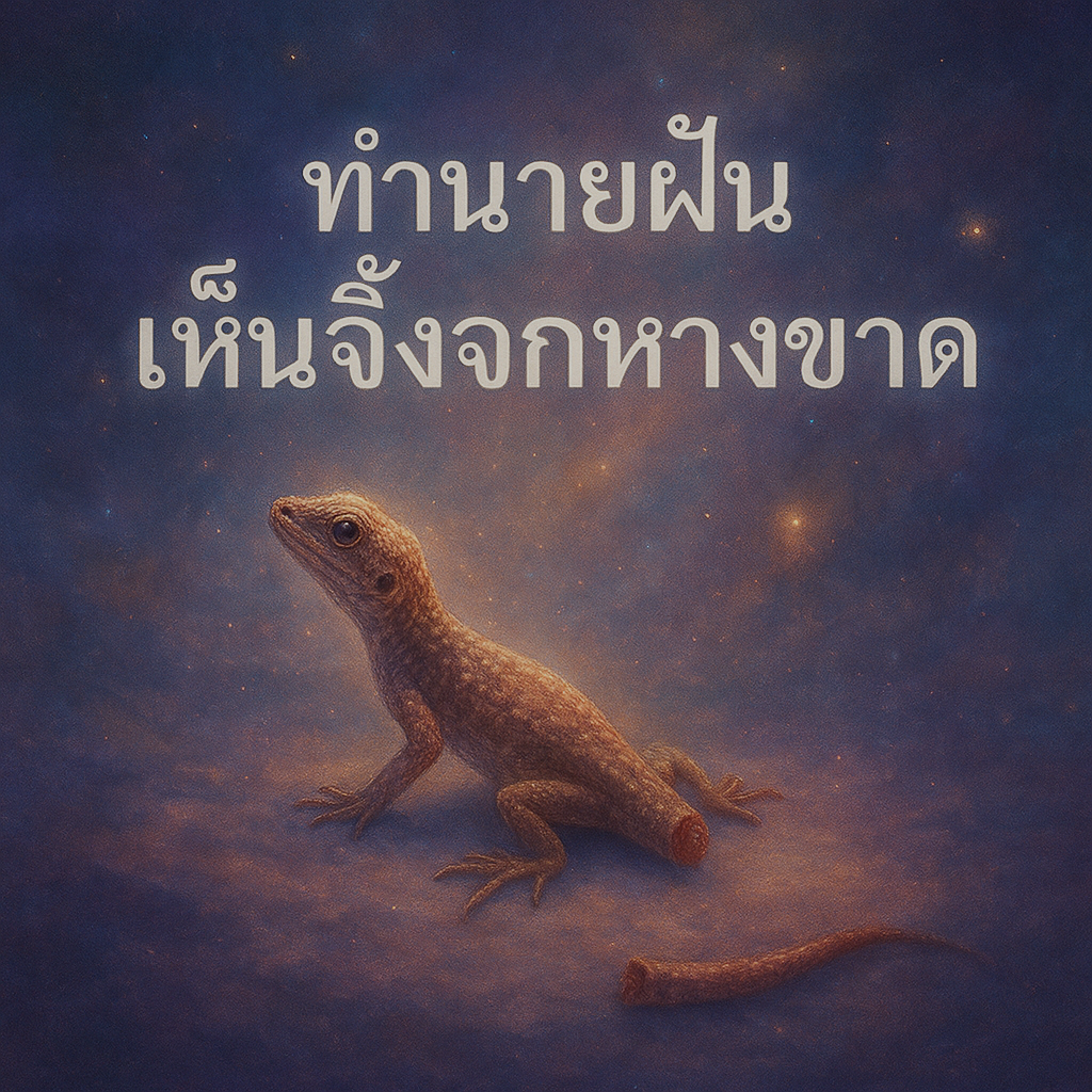 ทำนายฝัน เห็นจิ้งจกหางขาด