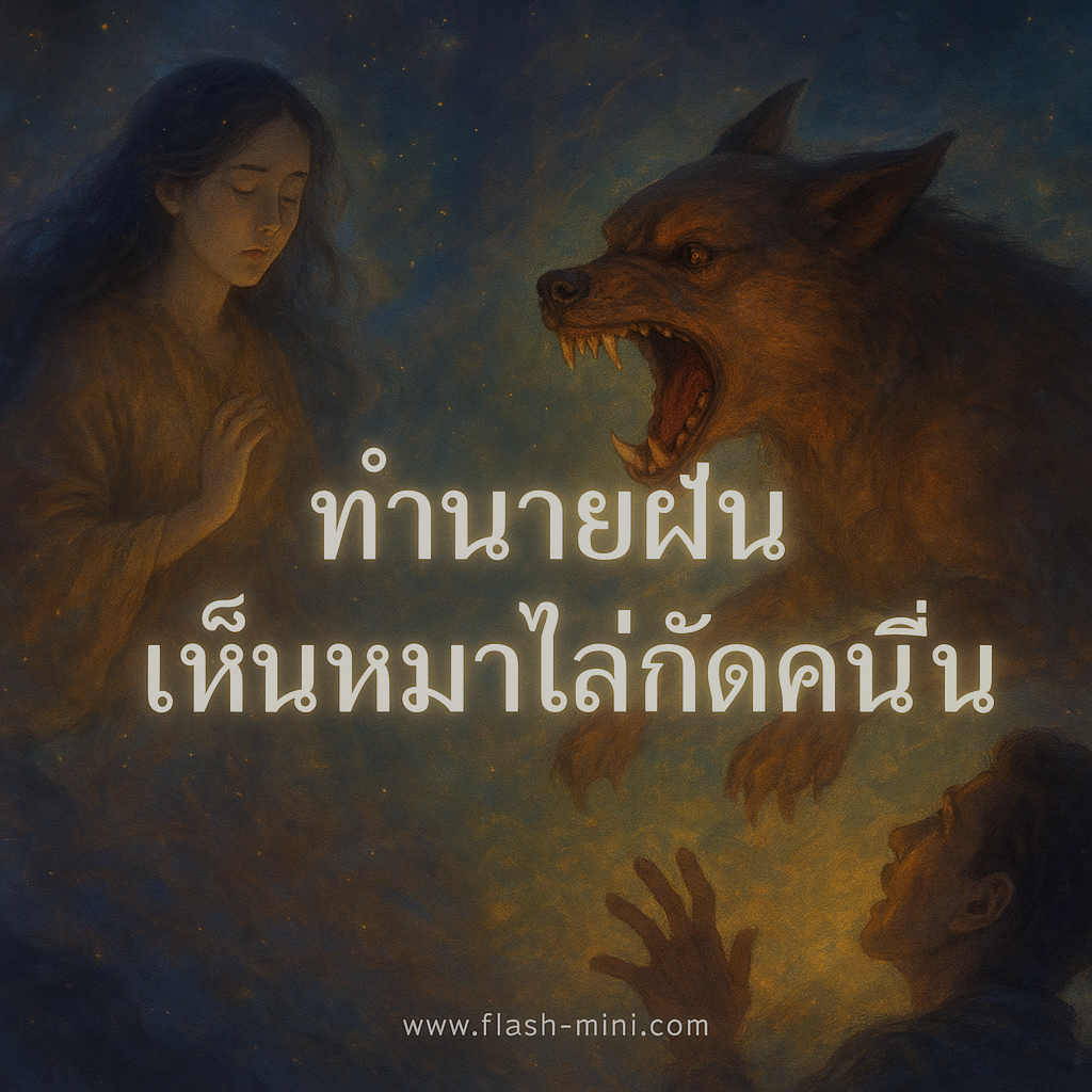 เห็นหมาไล่กัดคนอื่น