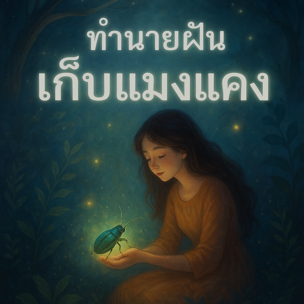 ทำนายฝัน เก็บแมงแคง