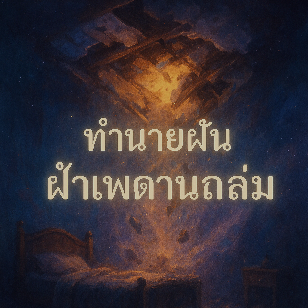 ทำนายฝันฝ้าเพดานถล่ม