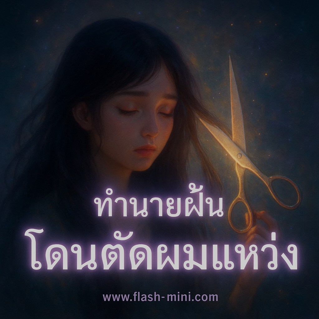 ทำนายฝัน โดนตัดผมแหว่ง