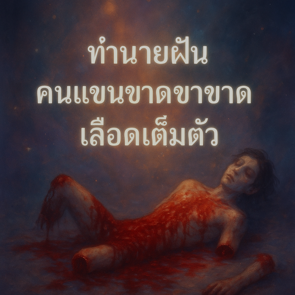 คนแขนขาดขาขาดเลือดเต็มตัว