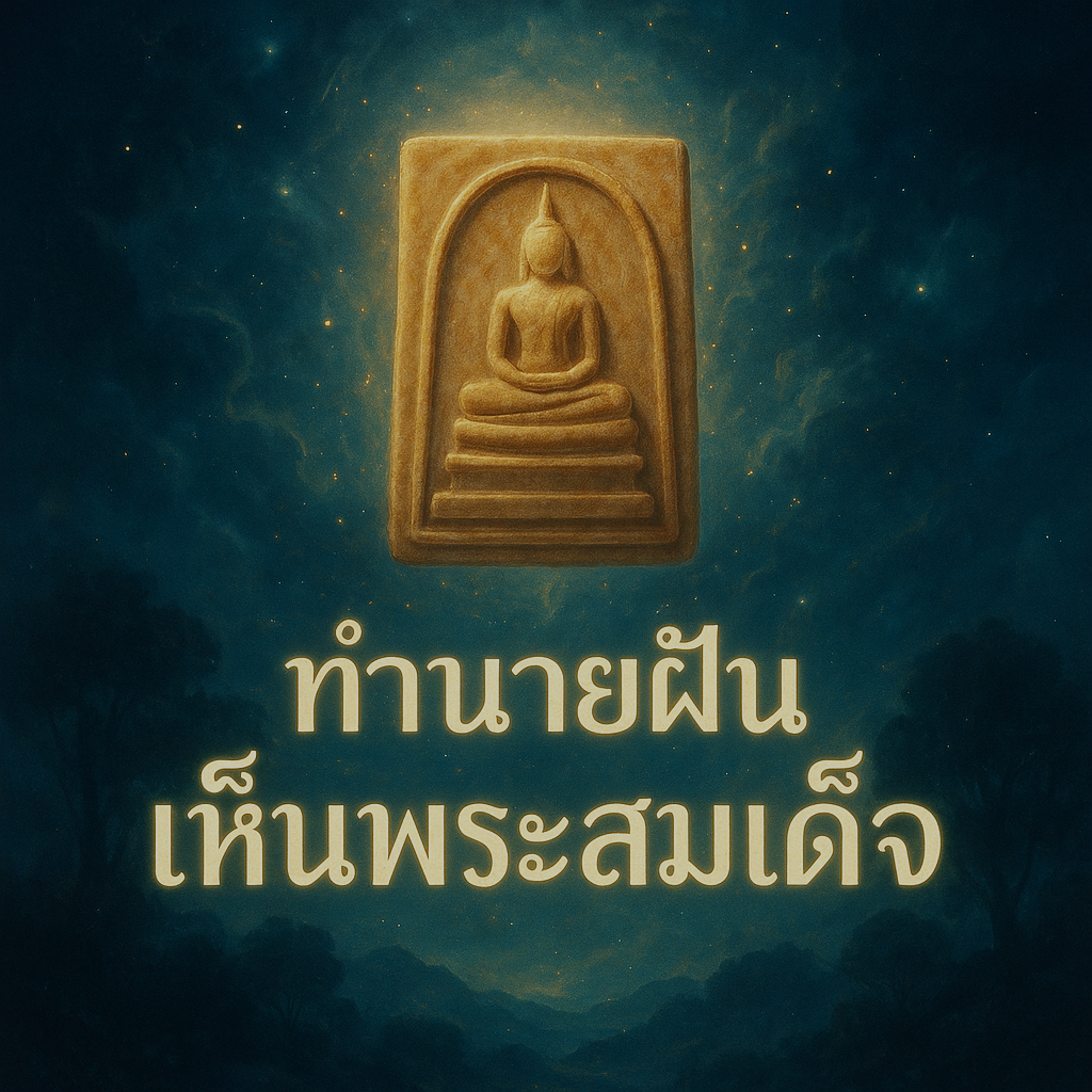 ทำนายฝัน เห็นพระสมเด็จ