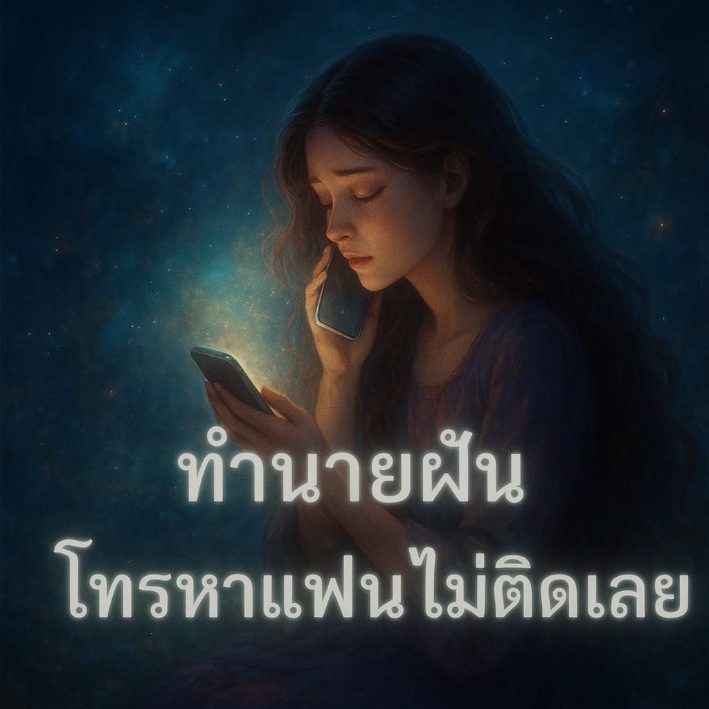 ทำนายฝัน โทรหาแฟนไม่ติดเลย