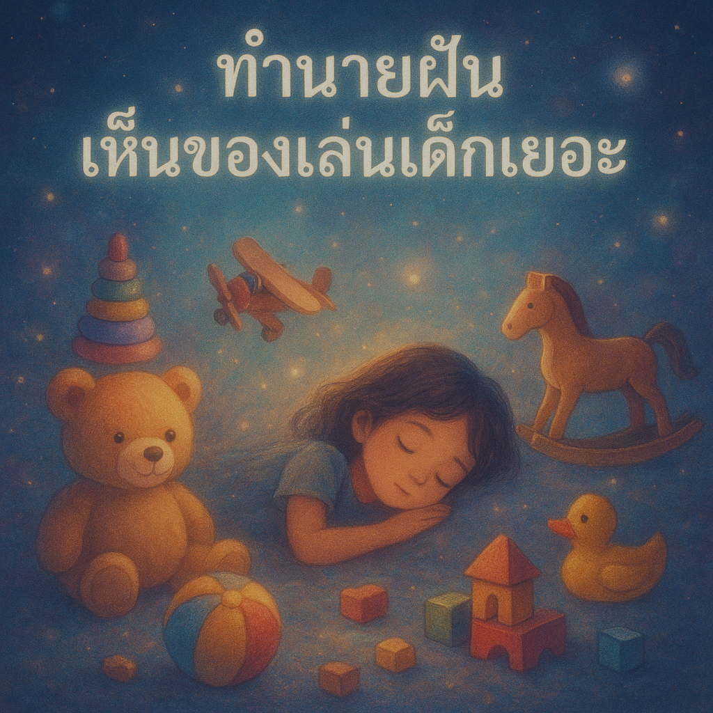 เห็นของเล่นเด็กเยอะแยะ