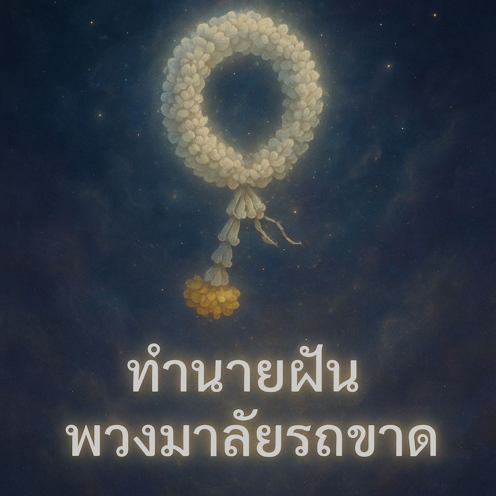 ทำนายฝันพวงมาลัยรถขาด