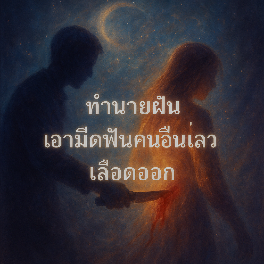 ทำนายฝันเอามีดฟันคนอื่นแล้วเลือดออก