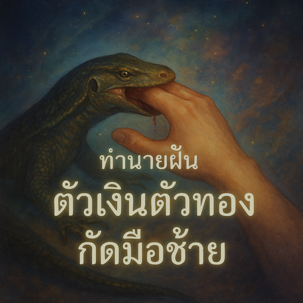 ทำนายฝัน ตัวเงินตัวทองกัดมือซ้าย