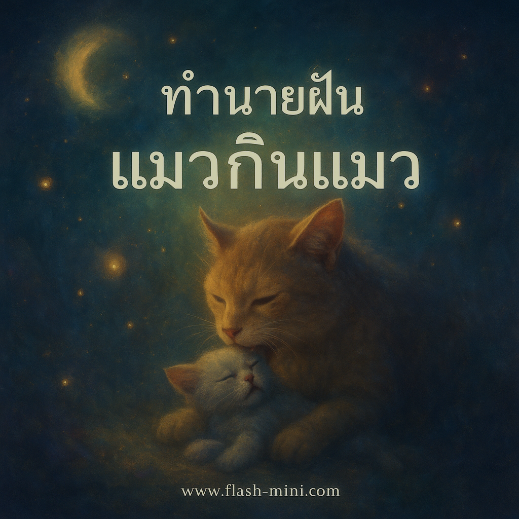 ทำนายฝัน แมวกินแมว