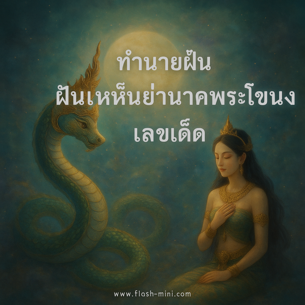ทำนายฝัน ฝันเห็นย่านาคพระโขนงเลขเด็ด