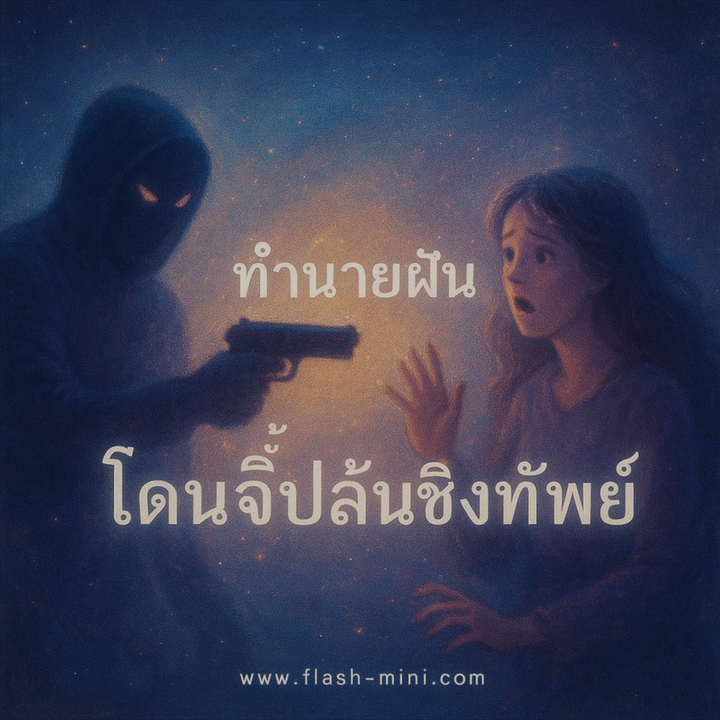 ทำนายฝันโดนจี้ปล้นชิงทรัพย์