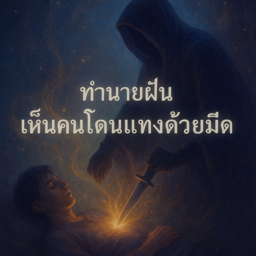 เห็นคนโดนแทงด้วยมีด