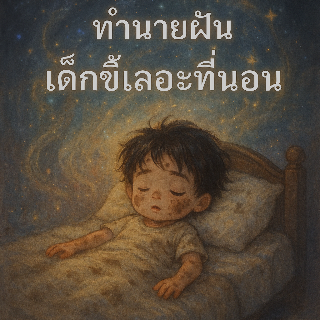 ทำนายฝัน เด็กขี้เลอะที่นอน