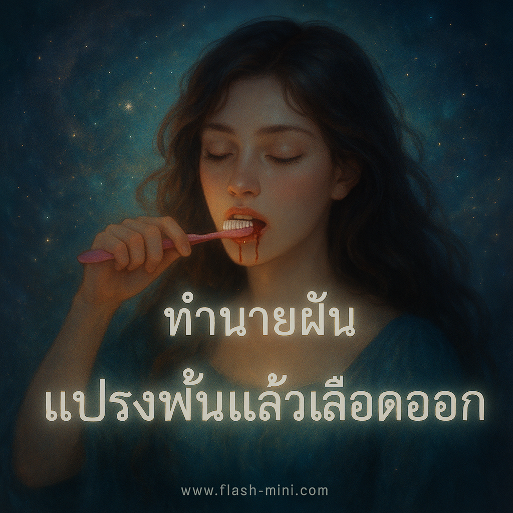 แปรงฟันแล้วเลือดออก