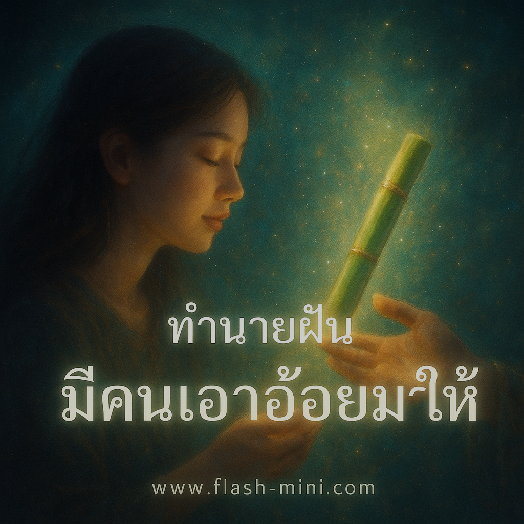 มีคนเอาอ้อยมาให้