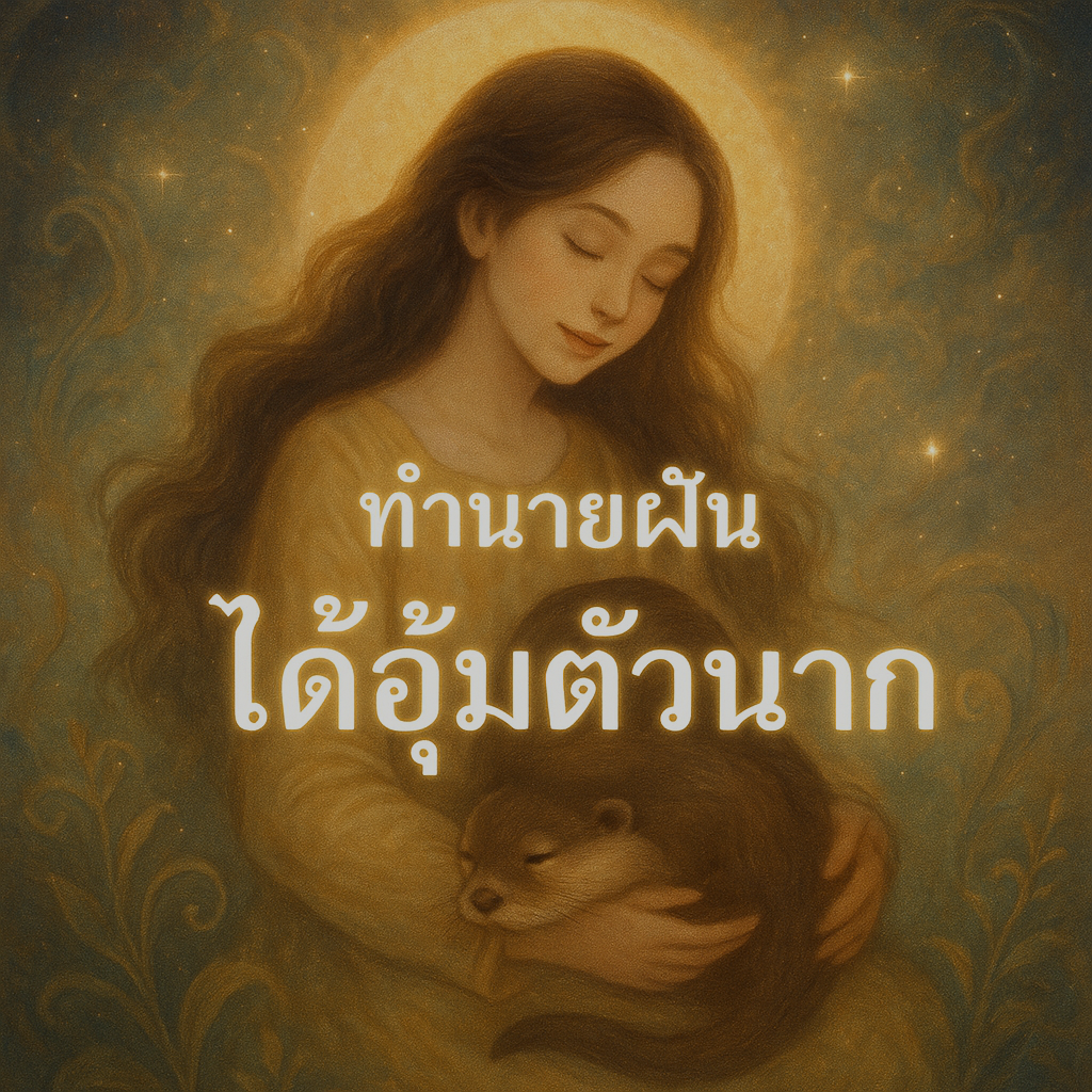 ได้อุ้มตัวนาก