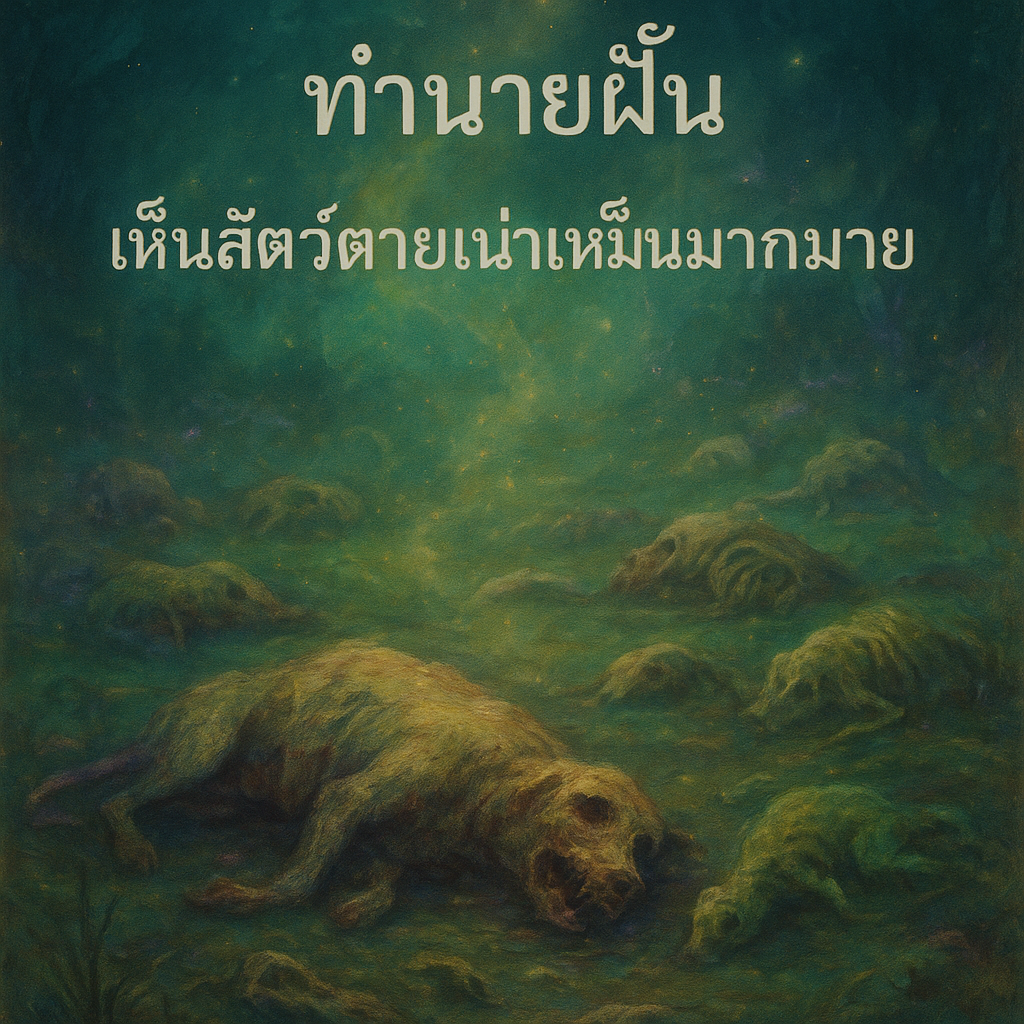 เห็นสัตว์ตายเน่าเหม็นมากมาย