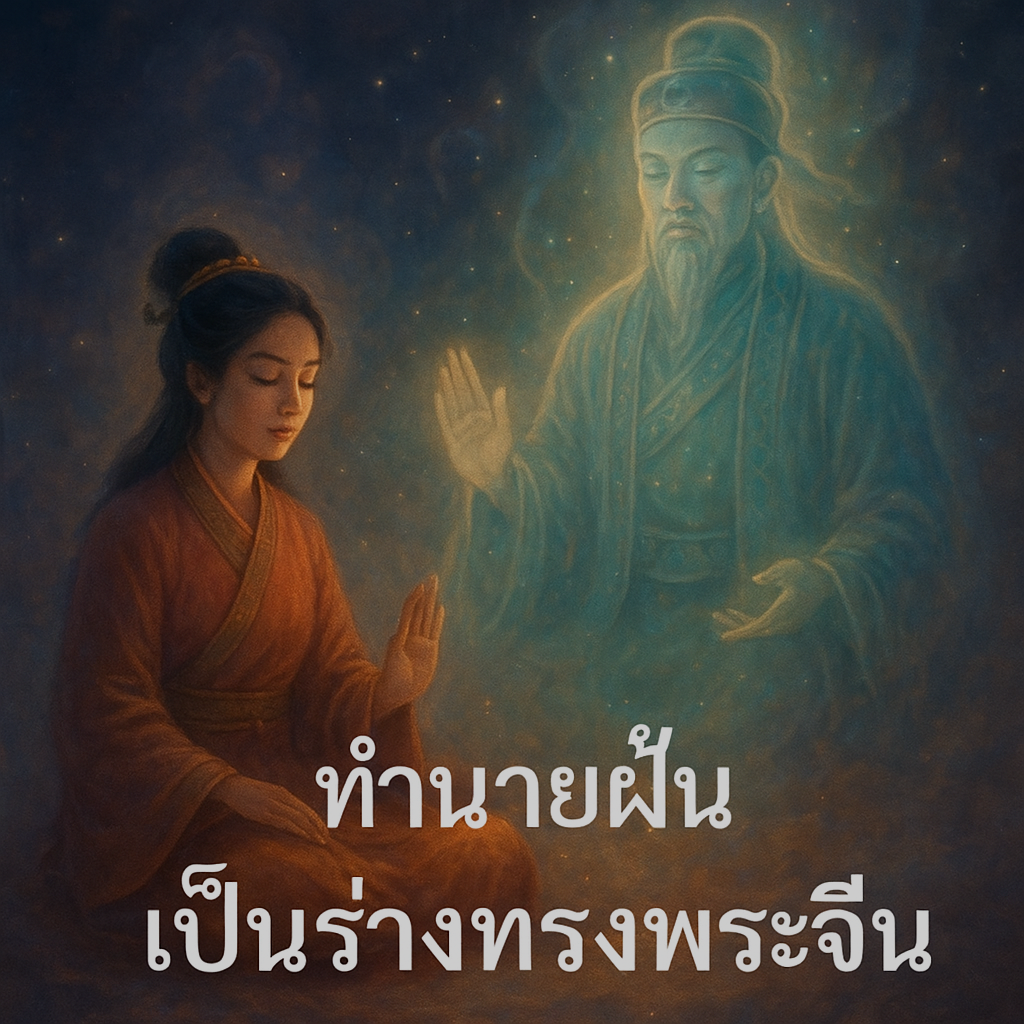 ทำนายฝัน เป็นร่างทรงพระจีน