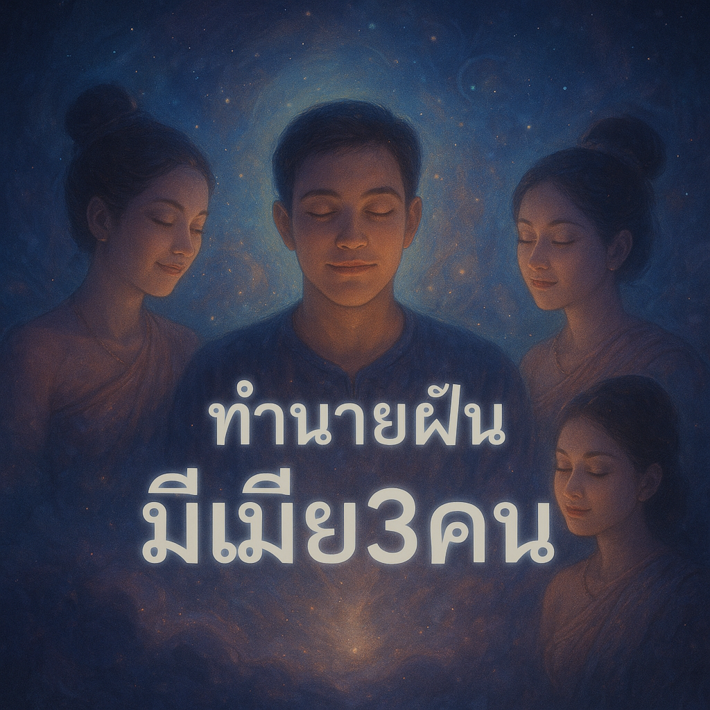 ทำนายฝัน มีเมีย3คน