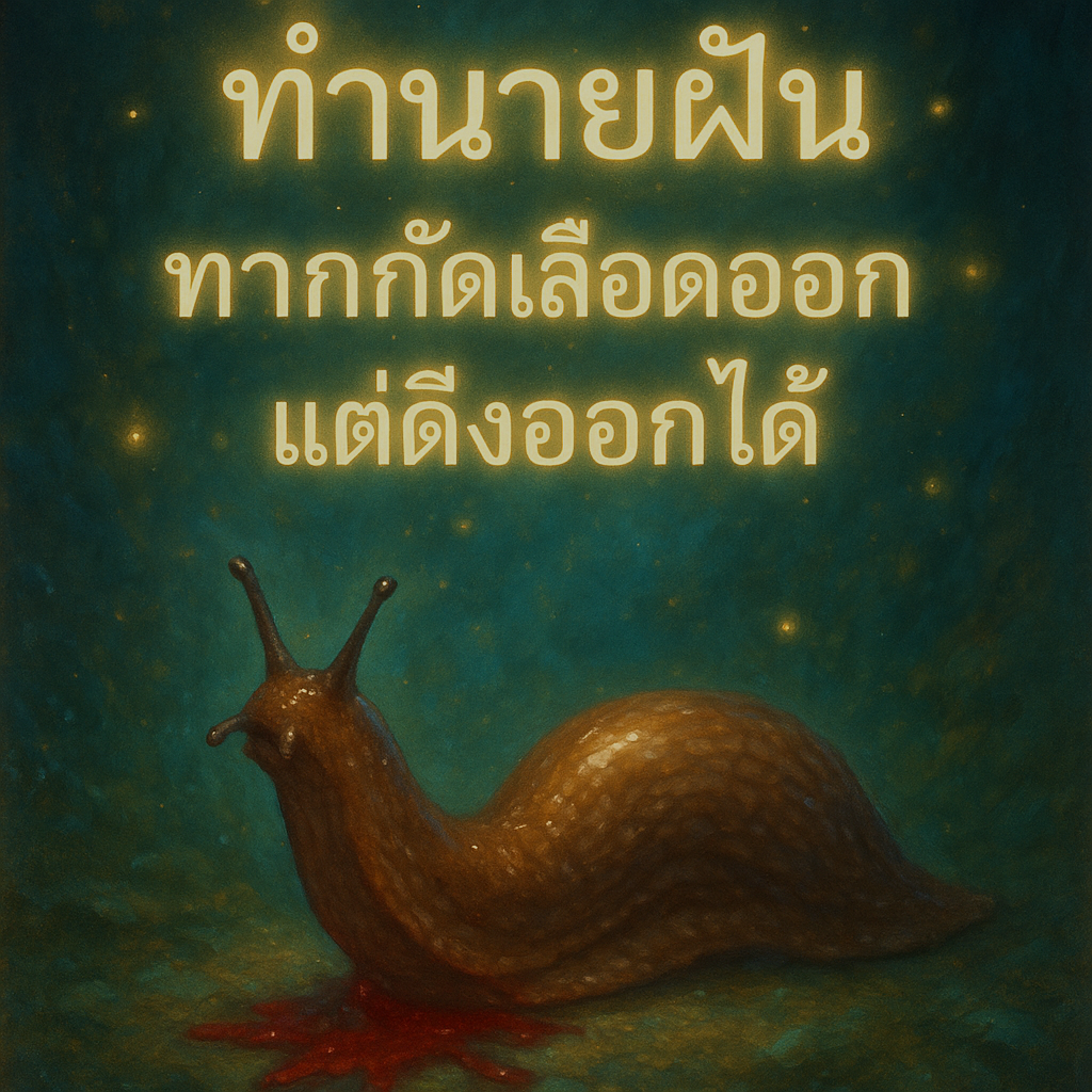 ทากกัดเลือดออกแต่ดึงออกได้