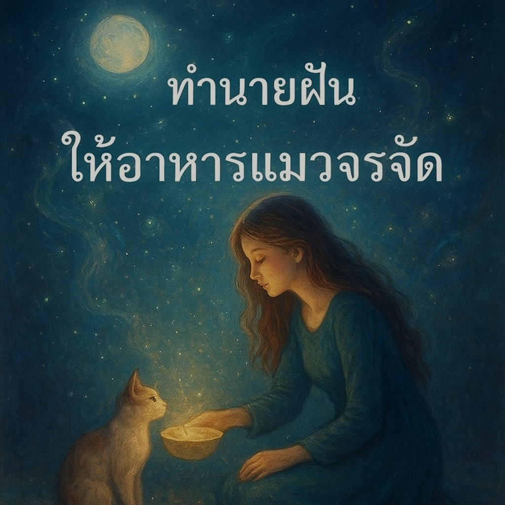 ให้อาหารแมวจรจัด
