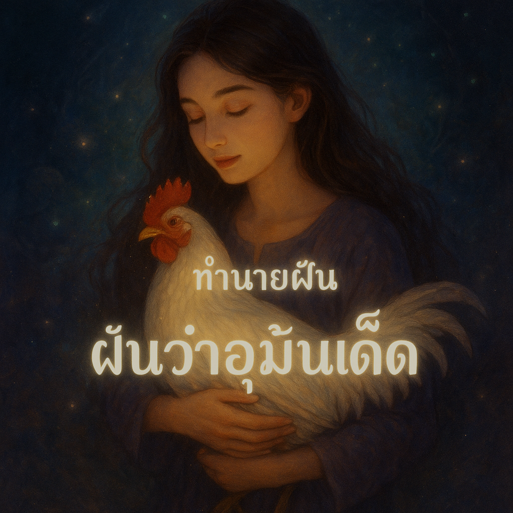 ฝันว่าอุ้มไก่เลขเด็ด