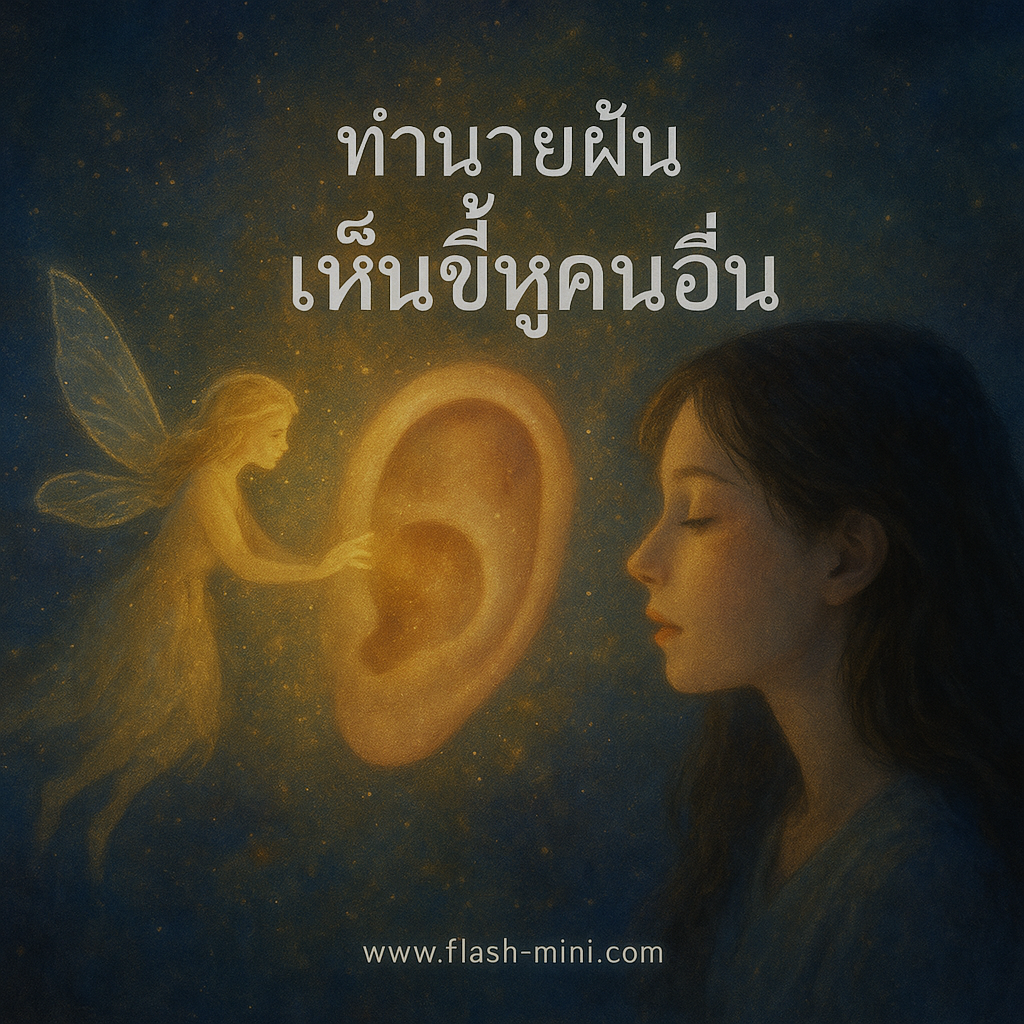 เห็นขี้หูคนอื่น