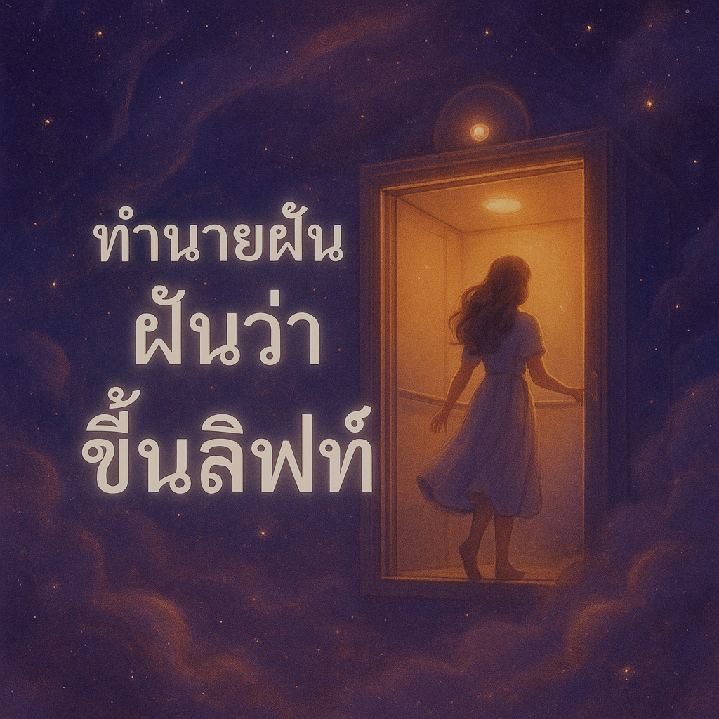 ฝันว่าขึ้นลิฟท์