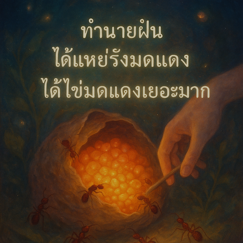 ได้แหย่รังมดแดงได้ไข่มดแดงเยอะมาก
