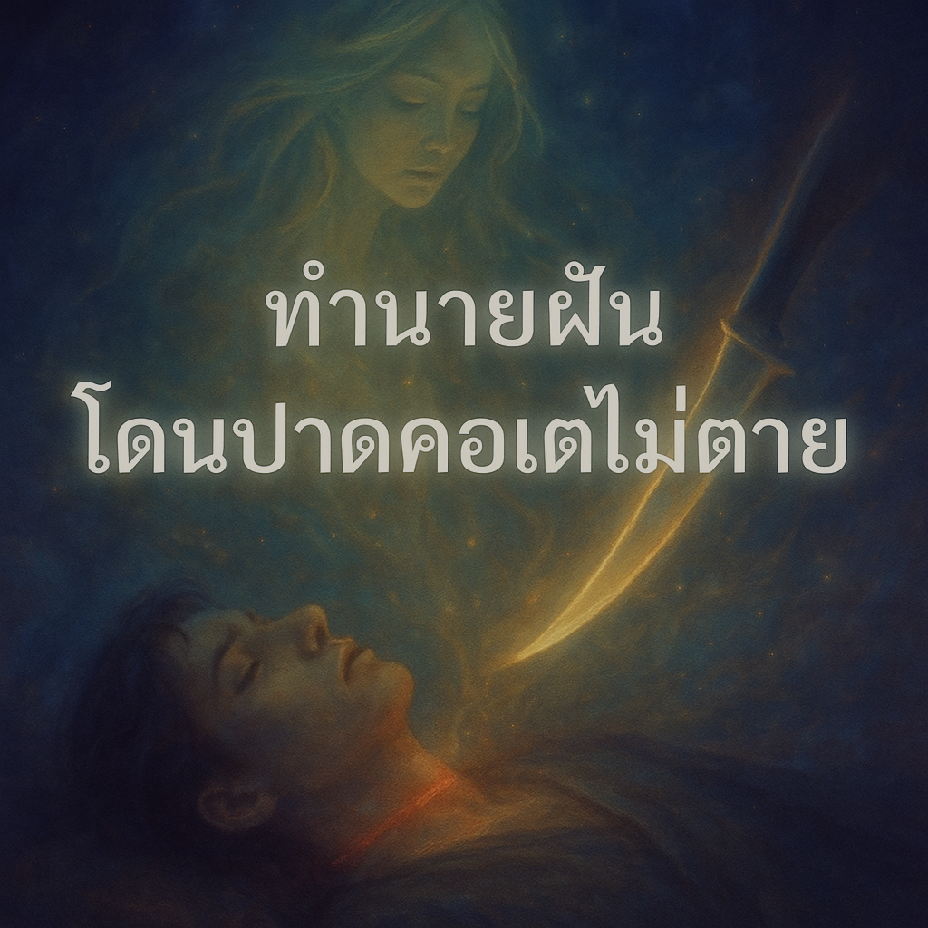 ทำนายฝัน โดนปาดคอแต่ไม่ตาย