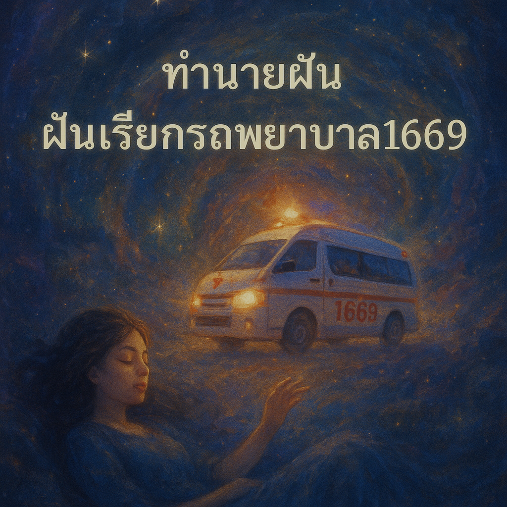 ทำนายฝัน ฝันเรียกรถพยาบาล1669