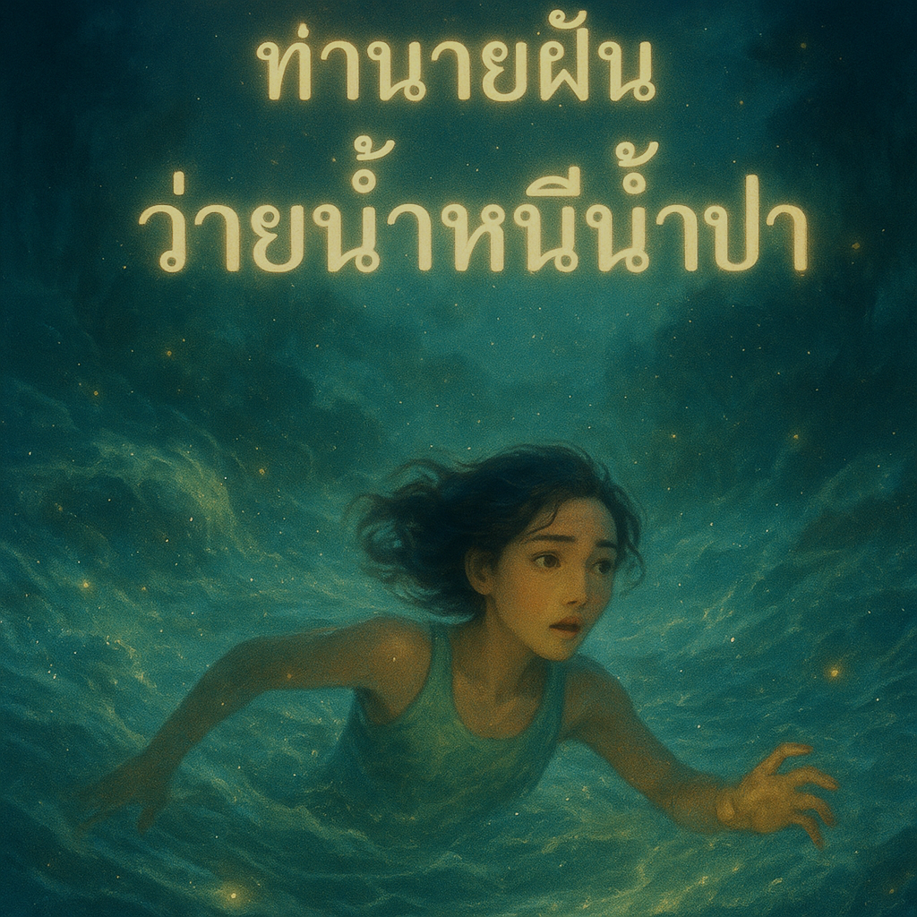 ว่ายน้ำหนีน้ำป่า