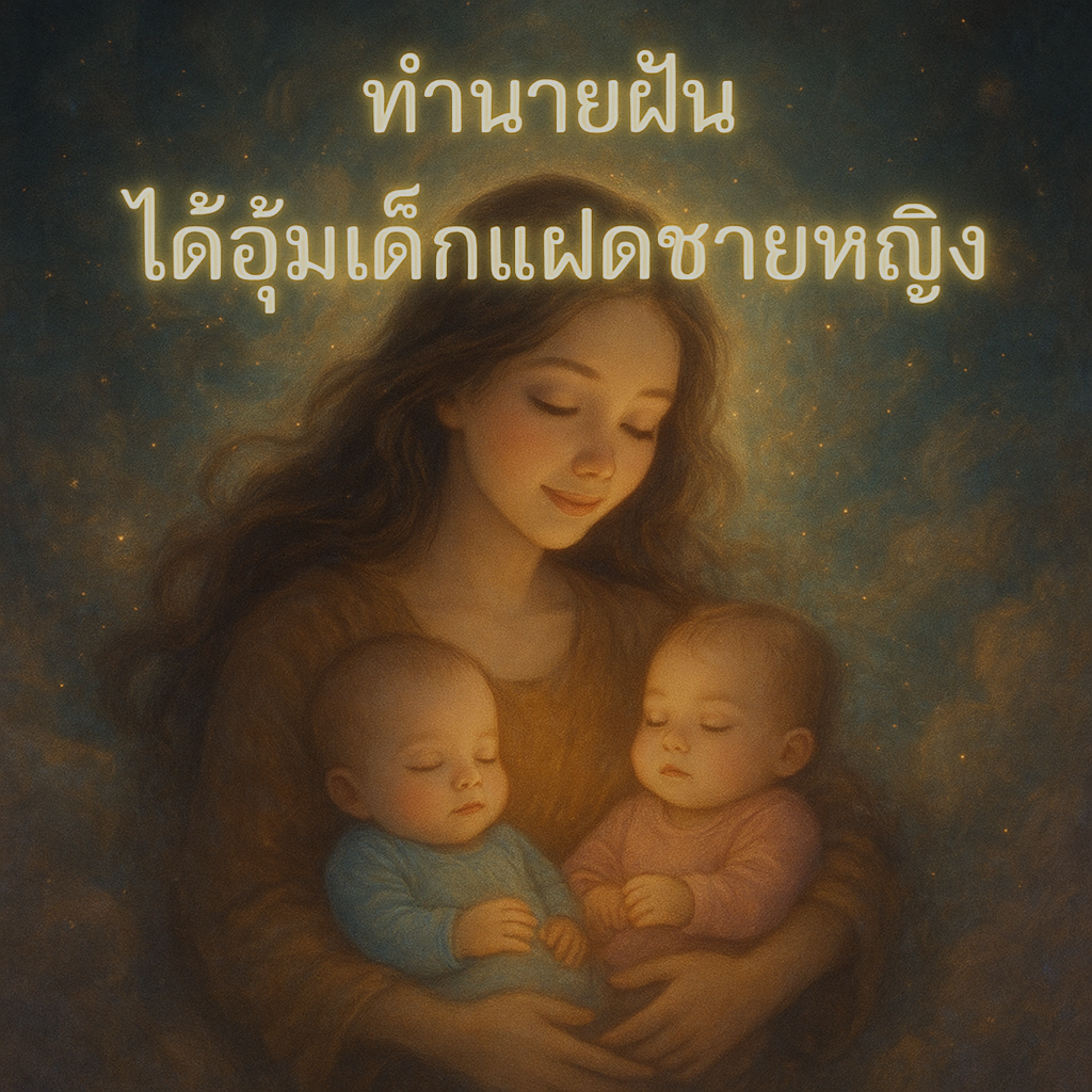 ได้อุ้มเด็กแฝดชายหญิง