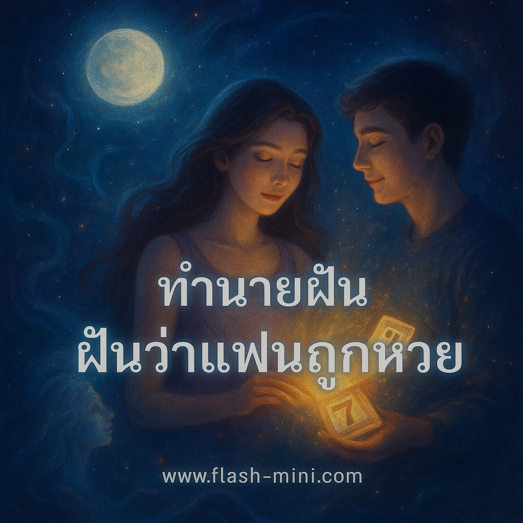 ทำนายฝัน ฝันว่าแฟนถูกหวย