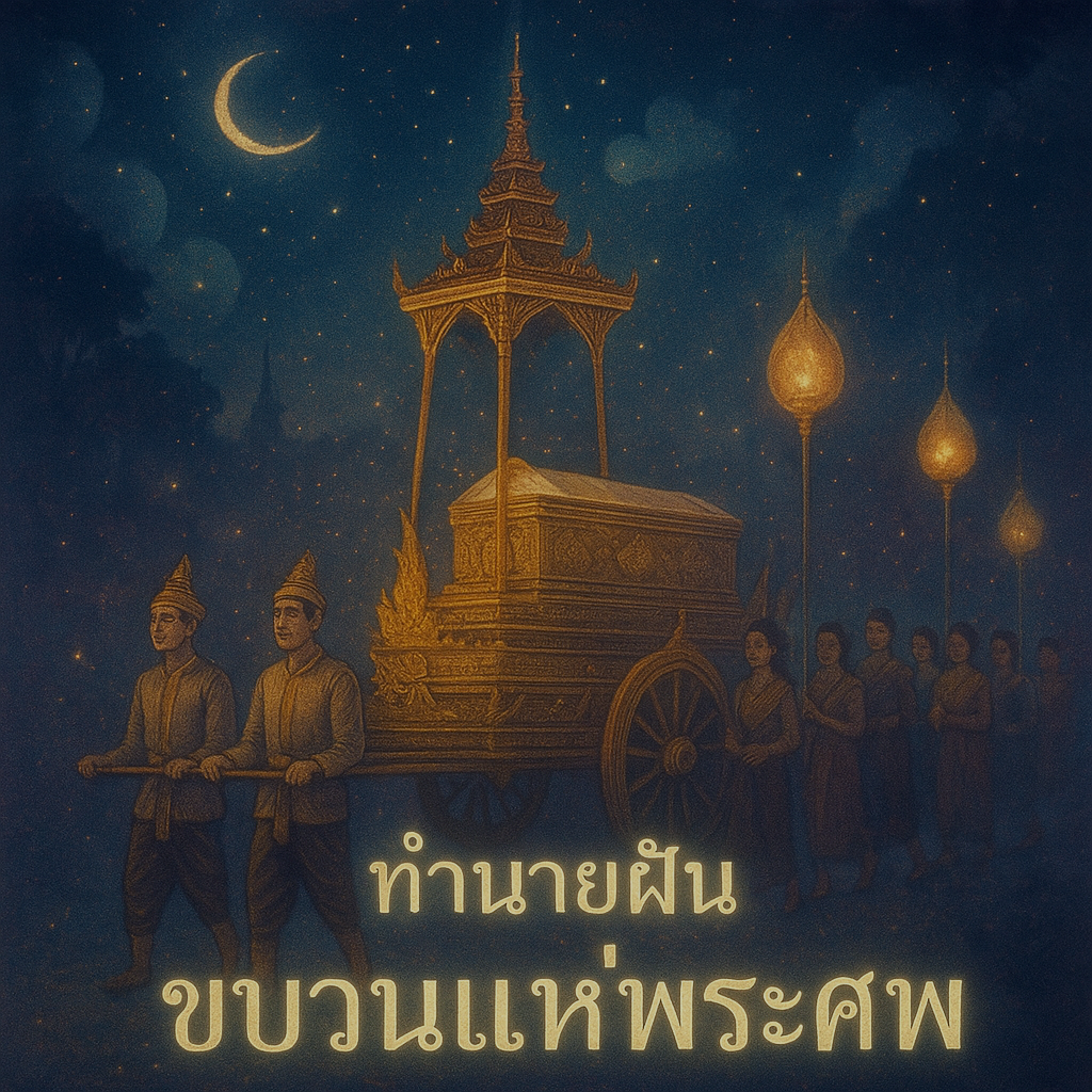 ทำนายฝัน ขบวนแห่พระศพ