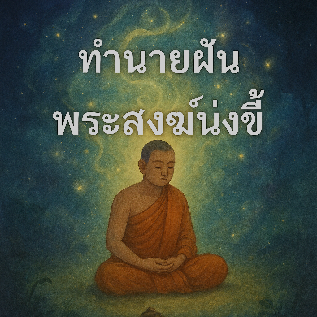 พระสงฆ์นั่งขี้