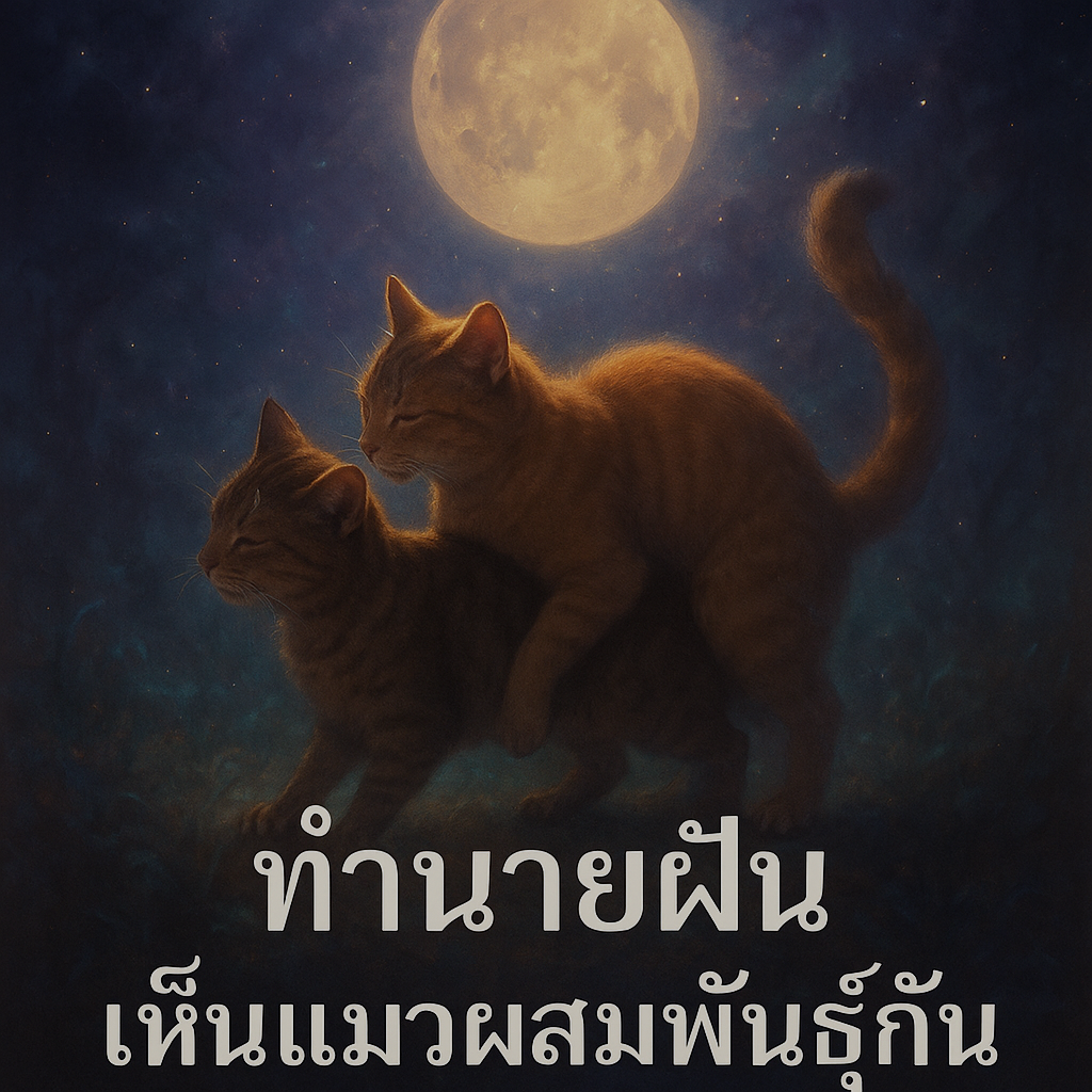 เห็นแมวผสมพันธุ์กัน