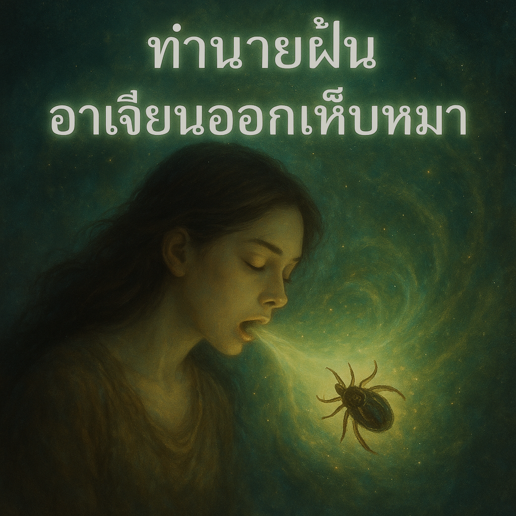 ทำนายฝัน อาเจียนออกเห็บหมา