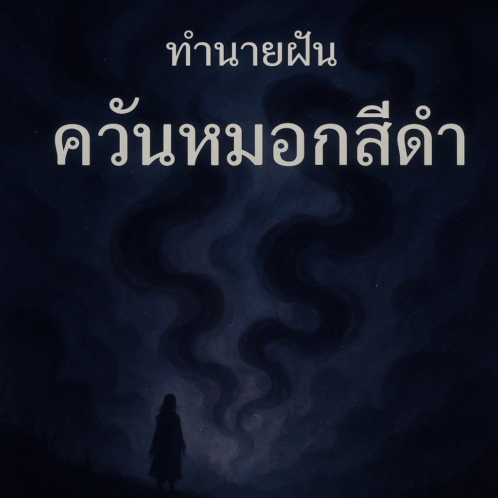 ทำนายฝัน ควันหมอกสีดำ