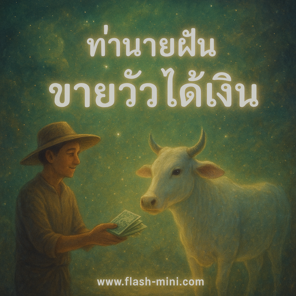 ขายวัวได้เงิน