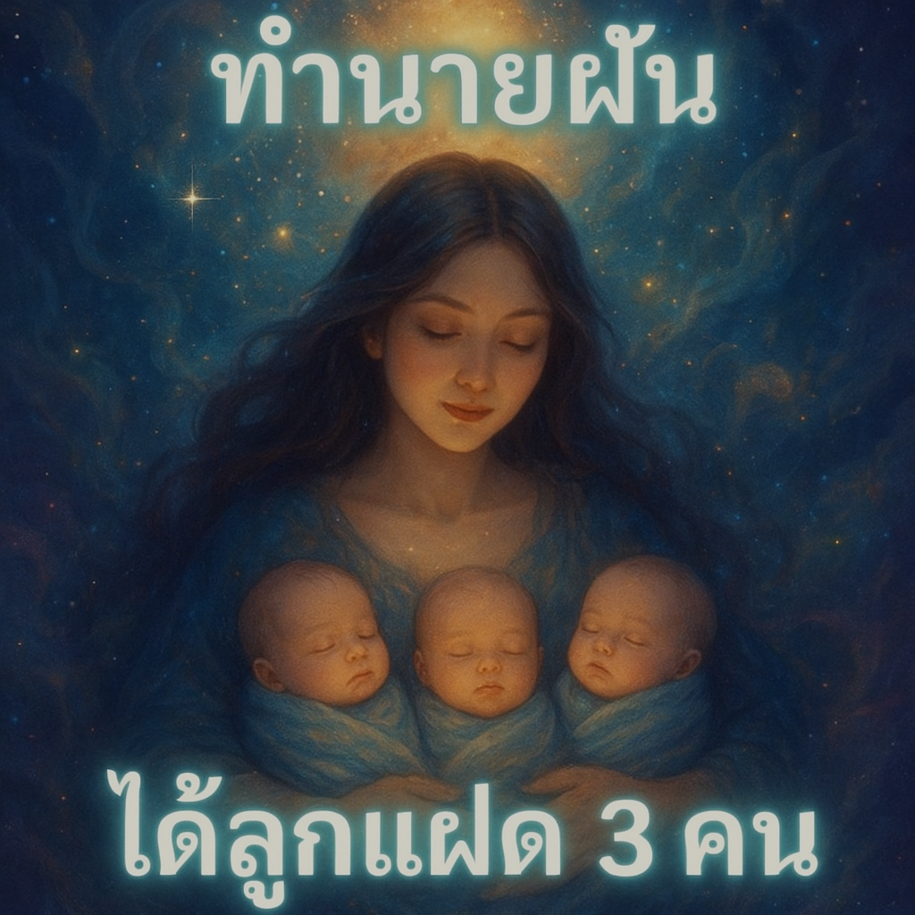 ทำนายฝัน ได้ลูกแฝด3คน