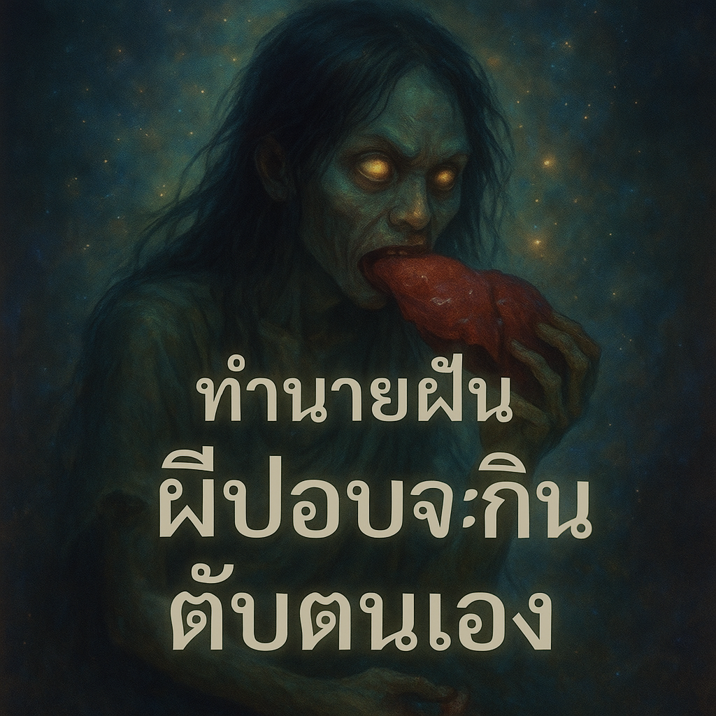 ทำนายฝัน ผีปอบจะกินตับตนเอง