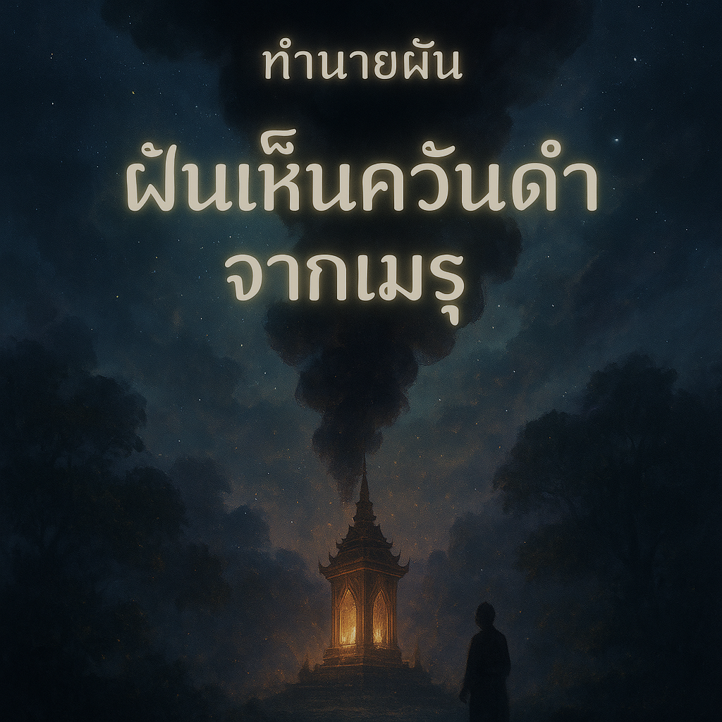 ทำนายฝัน ฝันเห็นควันดําจากเมรุ